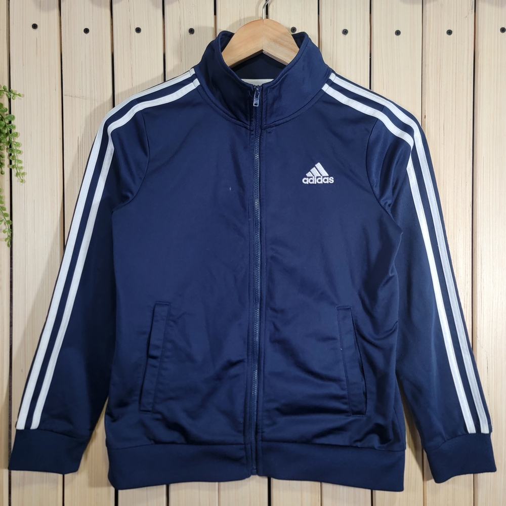 Adidas Jacket Navy Blue Track Jacket